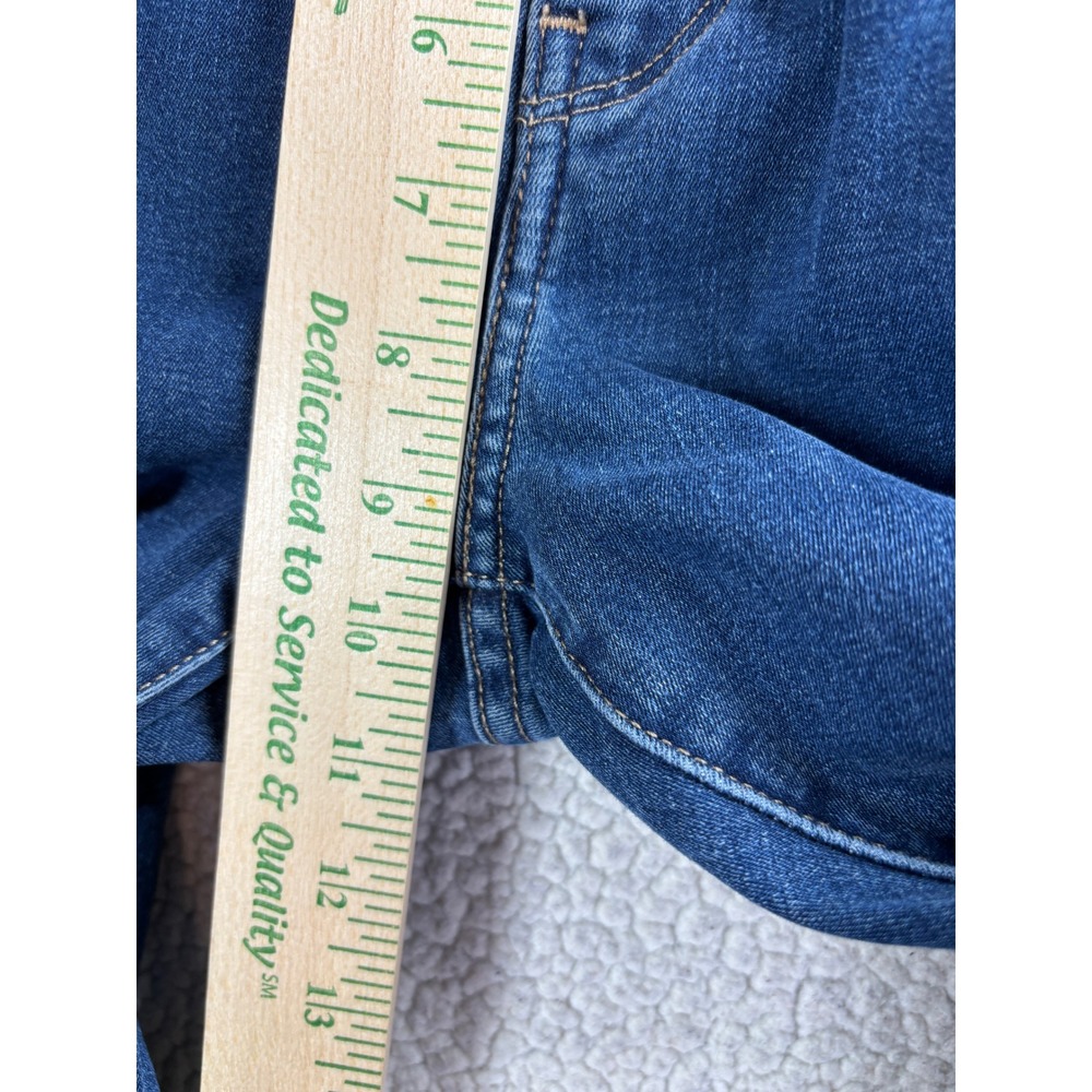 Levi's Curvy Bootcut Jeans Women's 33 W33 L30 Dark Wash Stretch High Rise Jeans - Picture 5 of 15